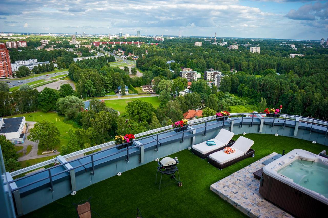 Skyhouse Riga Amazing Penthouse And Spa Ngoại thất bức ảnh